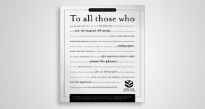National Hospital Week Advertisment