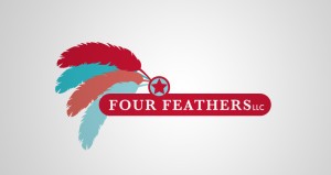 Logo Design for Four Feathers