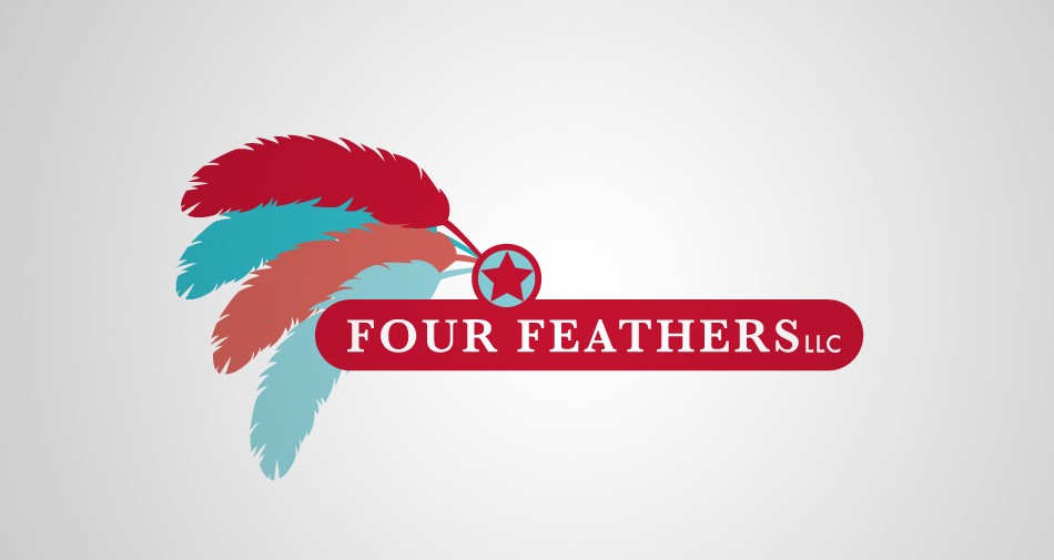 Company logo design for Four Feathers, LLC