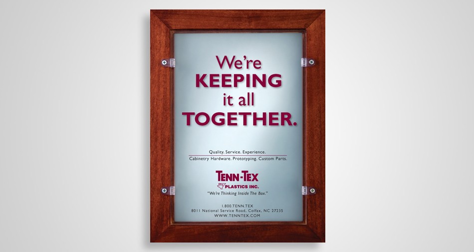 Trade advertisement for Tenn-Tex