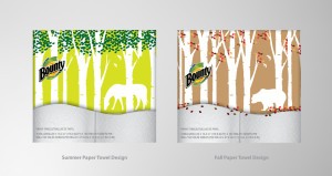 Bounty paper towel seasonal design concepts