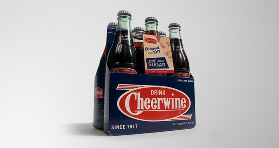 Package design for Cheerwine 6 pack 