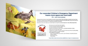 Children's Emergency Department Campaign - Direct Mail inside
