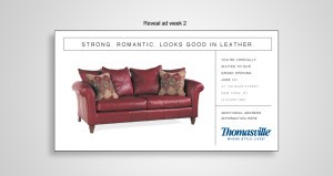 Print advertising campaign for Thomasville Furniture - ad one