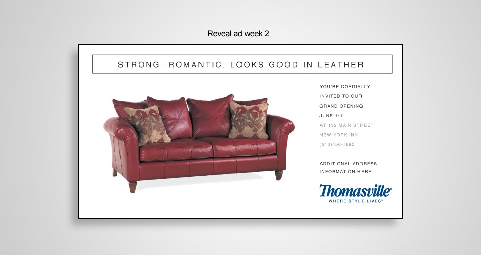 Advertising campaign design for Thomasville Furniture