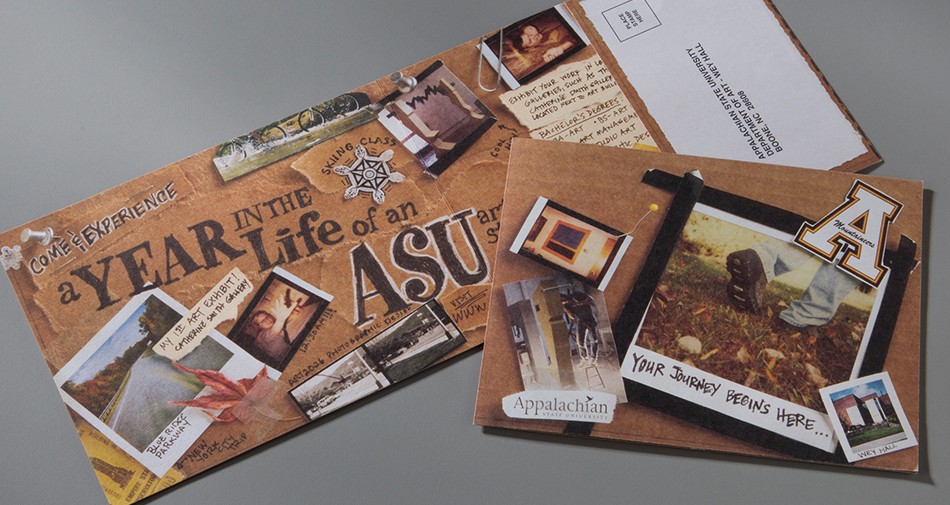 Direct mail design for Appalachian State University