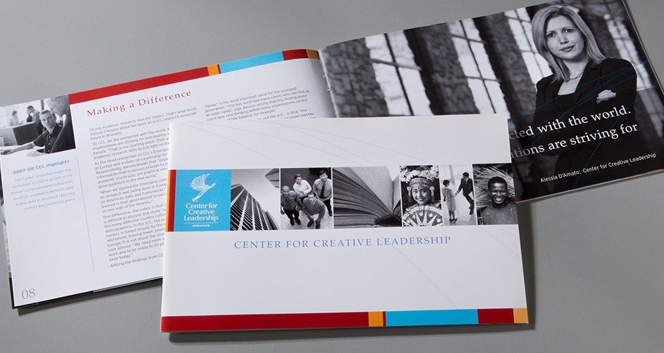 Print design for the Center for Creative Leadership - Annual Report