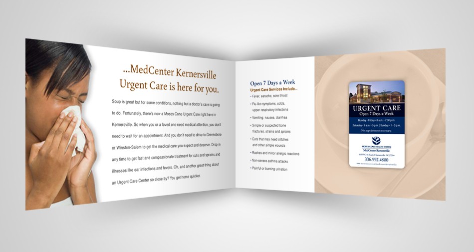 Print design for Cone Health – Report to the Community
