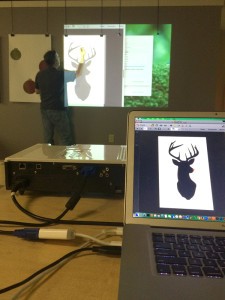 3-Projecting-art-on-paper