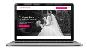 Wedding Dress Website Design